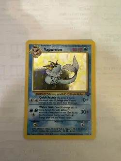 Pokemon TCG Vaporeon Flareon Jolteon Holo Jungle set Near Mint - Image 1