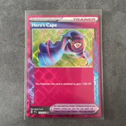 Pokemon TCG Hero's Cape Ace Spec Temporal Forces Card 152/162 NM/M Condition - Image 1