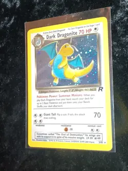Pokemon Team Rocket Dark Dragonite Holo Rare 5/82 English WOTC - Image 2