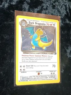 Pokemon Team Rocket Dark Dragonite Holo Rare 5/82 English WOTC - Image 3