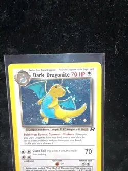 Pokemon Team Rocket Dark Dragonite Holo Rare 5/82 English WOTC - Image 5