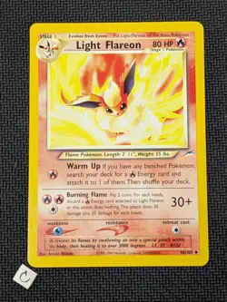 Light Flareon 46/105 - Neo Destiny Unlimited Uncommon Pokemon TCG NM - Image 1