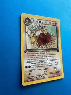 2000 Pokemon Classic Team Rocket 1st Edition Dark Dugtrio Holo 6 - Image 4