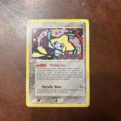 Pokemon TCG Jirachi EX Deoxys Holo Card 9/107 Rare - Image 1