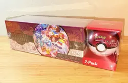 2025 Pokemon TCG Holiday Calendar + Moon Poke Ball Tin - New / Sealed - Image 2