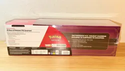 2025 Pokemon TCG Holiday Calendar + Moon Poke Ball Tin - New / Sealed - Image 5
