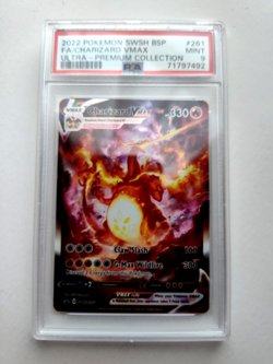 2022 POKEMON SWSH Ultra Premium Collection FA HOLO CHARIZARD VMAX #261 - PSA 9 - Image 1