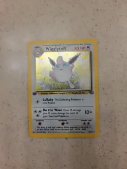 Pokemon 1st Edition Wigglytuff Jungle Holo 16/64 Vintage MP WOTC - Image 2
