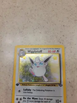 Pokemon 1st Edition Wigglytuff Jungle Holo 16/64 Vintage MP WOTC - Image 3