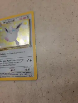 Pokemon 1st Edition Wigglytuff Jungle Holo 16/64 Vintage MP WOTC - Image 4