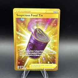 Pokemon TCG Suspicious Food Tin Champions Path 080/073 Holo Secret Rare - Image 1