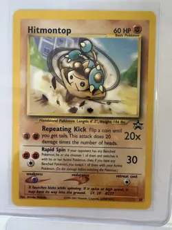 Black Star Promo Pokemon Vintage Lot (4) Mew, Togepi, Jirachi, Hitmontop - Image 2