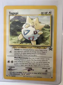 Black Star Promo Pokemon Vintage Lot (4) Mew, Togepi, Jirachi, Hitmontop - Image 5