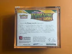 Pokemon TCG Sword & Shield Evolving Skies Booster Box New Sealed With Acrylic - Image 2