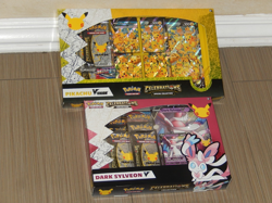 POKEMON TCG Celebrations Pikachu V-Union & Dark Sylveon V Box 25th Ann. NEW! - Image 2
