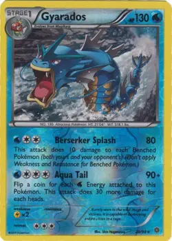 Lightly Played Gyarados - 20/98 - Rare - Reverse Holo Pokemon Ancient Origins - Image 1