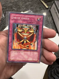 Yu-Gi-Oh TCG Jar of Greed 1st Edition SD3-EN029 - Image 1