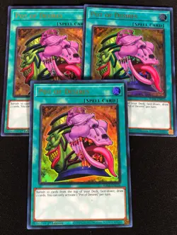 Yugioh Pot of Desires RA01-EN056 1st Ultra x3 (NM) - Image 1