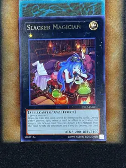 Yugioh Slacker Magician CBLZ-EN053 Rare NM - Image 1
