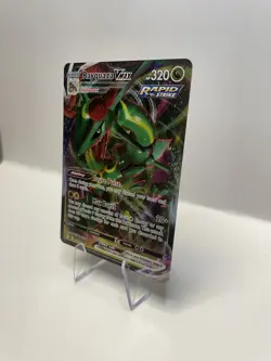 Pokemon TCG Rayquaza VMAX Evolving Skies Holo Ultra Rare Card 111/203 - Image 3