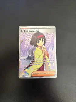 Pokemon TCG Erika's Invitation 196/165 SV Scarlet & Violet 151 Holo Card - Image 1
