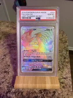 Pokemon TCG Lugia GX Holo Lost Thunder-secret Ultra Rare Card 227 - Image 1