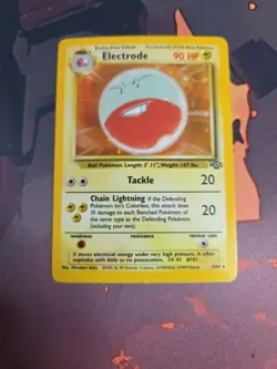 Pokemon TCG Card: 1999 Jungle Unlimited Electrode 2/64 Holo Rare MP - Image 1
