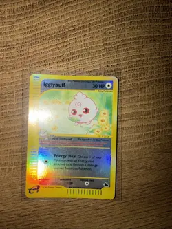 Pokemon Igglybuff Reverse Holo Card 67/144 Skyridge Near Mint - Image 1
