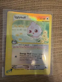 Pokemon Igglybuff Reverse Holo Card 67/144 Skyridge Near Mint - Image 3