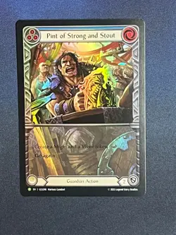 FAB LGS246 Pint of Strong and Stout FOIL Promo Guardian Action Flesh & Blood TCG - Image 1