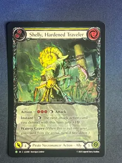 FAB LGS408 Shelly, Hardened Traveler FOIL Promo Pirate Necromancer Flesh & Blood - Image 1
