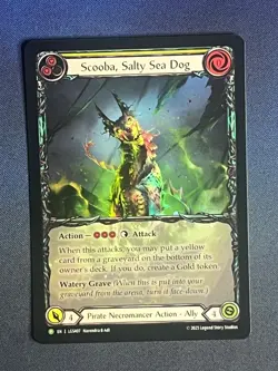 FAB LGS407 Scooba, Salty Sea Dog FOIL Promo Pirate Necromancer Flesh & Blood - Image 1