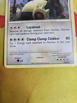 Snorlax Call of Legends Regular Card 33/95 - Image 4