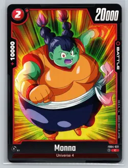 Dragon Ball Super Card Game Monna FB04-021 C Fusion World Universe 4 Battle - Image 1