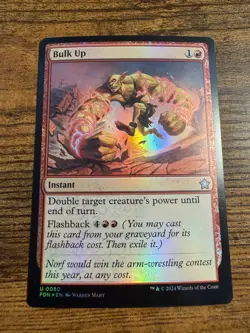 MTG Magic The Gathering FOIL Bulk Up - Image 1