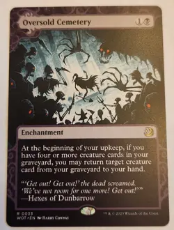 Oversold Cemetery Wilds of Eldraine: Enchanting Tales Regular - Image 1