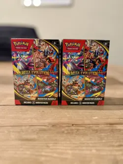 Mega Evolution Booster Bundle - LOT OF 2 - Factory Sealed New - Pokemon TCG - Image 2