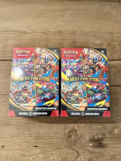 Mega Evolution Booster Bundle - LOT OF 2 - Factory Sealed New - Pokemon TCG - Image 3