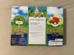 Pokemon GO TCG Trading Card Game: Alolan Exeggutor V Box - 4 Booster Packs - Image 2