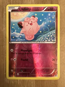 Pokemon TCG Clefairy Generations 50/83 Reverse Holo Common LP - Image 1
