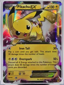 Pikachu EX Promo Card XY84 HP 2015 Pokemon - Image 2