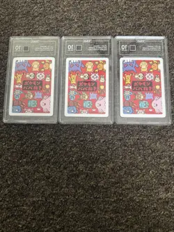 TAG 10 Gem Mint 2019 Pokemon Japanese Old Maid Cards Gengar Meowth Squirtle - Image 2