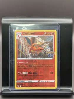 CHARIZARD 2022 POKEMON SWORD & SHIELD GO REVERSE HOLO A 010/078 Q2956 - Image 1