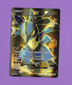 Pokemon TCG Lucario EX Holo Full Art 107/111 Furious Fists - Image 1