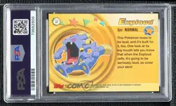 Exploud Topps Pokemon Advanced PSA 9 MINT 2003 - Image 2