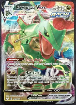 Pokemon TCG Rayquaza VMAX 101/159 Crown Zenith Ultra Rare - Image 1
