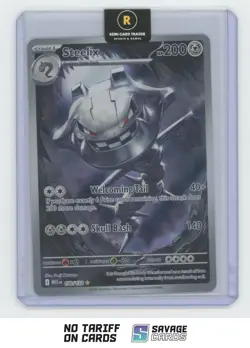 2025 Pokemon Mega Evolution Steelix #150/132 Illustration Rare - Image 1