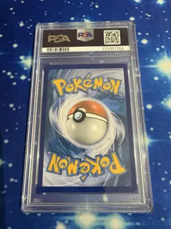 2017 Pokemon Ho-Oh GX Rainbow Rare Holo Black Star Promo SM80 PSA 8 - Image 2