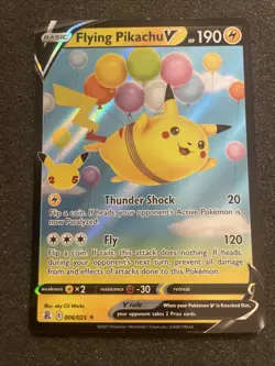 Flying Pikachu V 006/025 Celebrations NM-M Ultra Rare Pokemon Card - Image 1