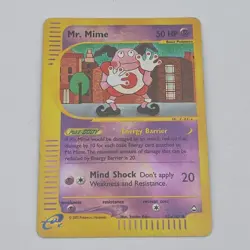 POKEMON MR. MIME REVERSE HOLO FOIL 95a/147 AQUAPOLIS ENGLISH EX - Image 1